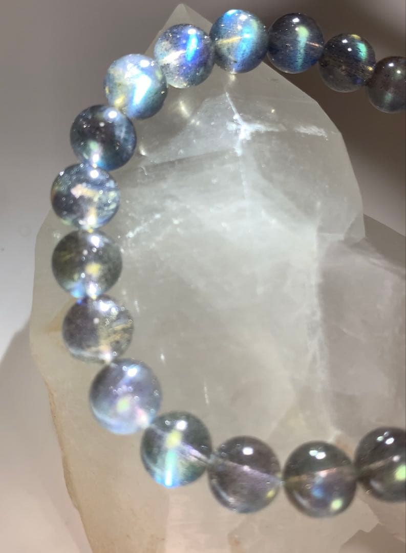 ミラクルを引き寄せるパワー❣️❣️ 超ハイグレード　ラブラドライト　ブレスレット