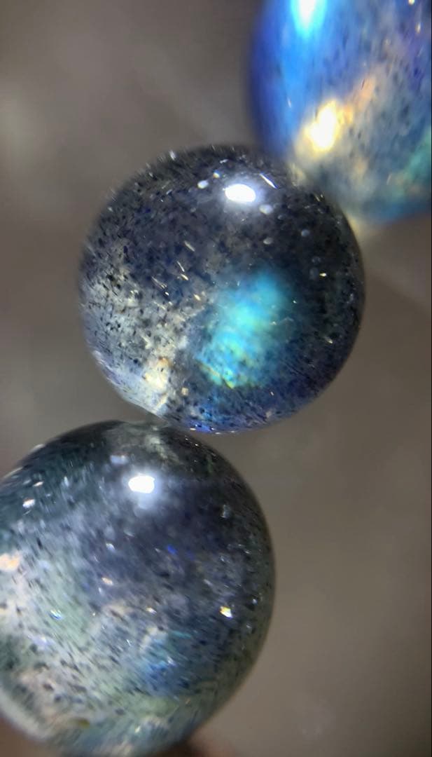 ミラクルを引き寄せるパワー❣️❣️ 超ハイグレード　ラブラドライト　ブレスレット