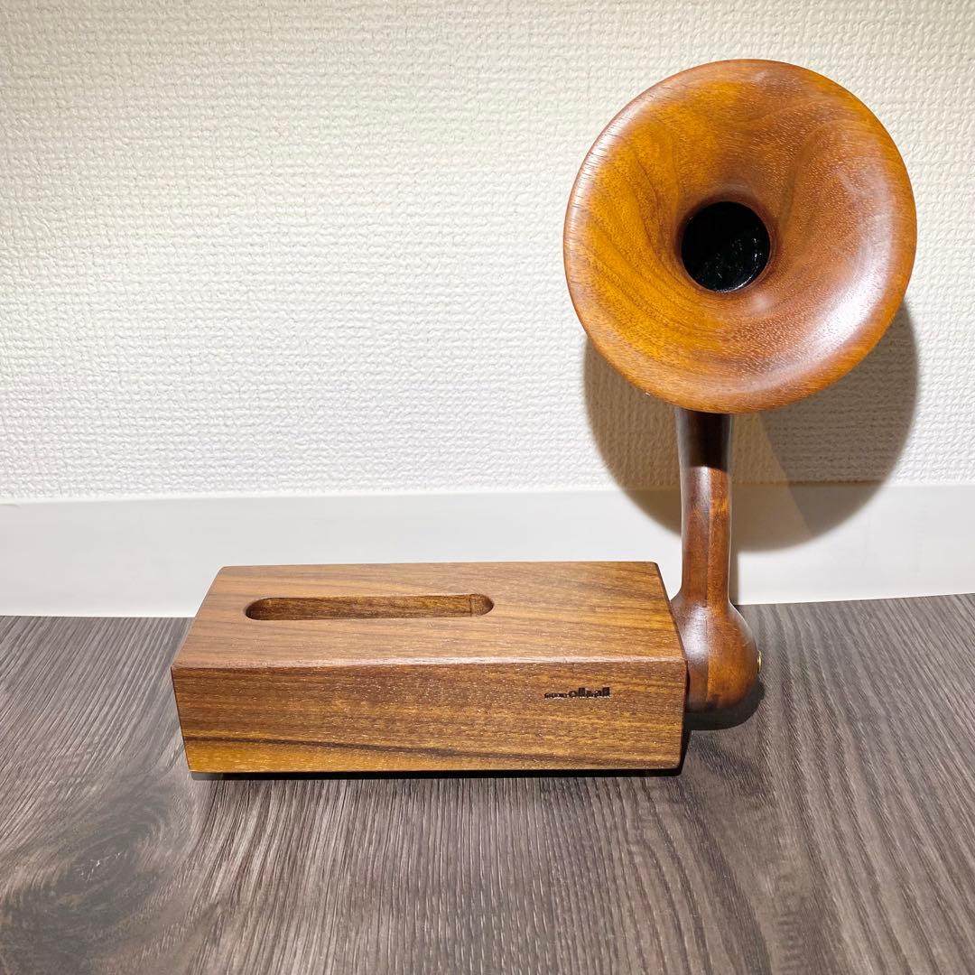 【良品】Ollim speaker 電源不要 スマホスピーカー　木製　完売品