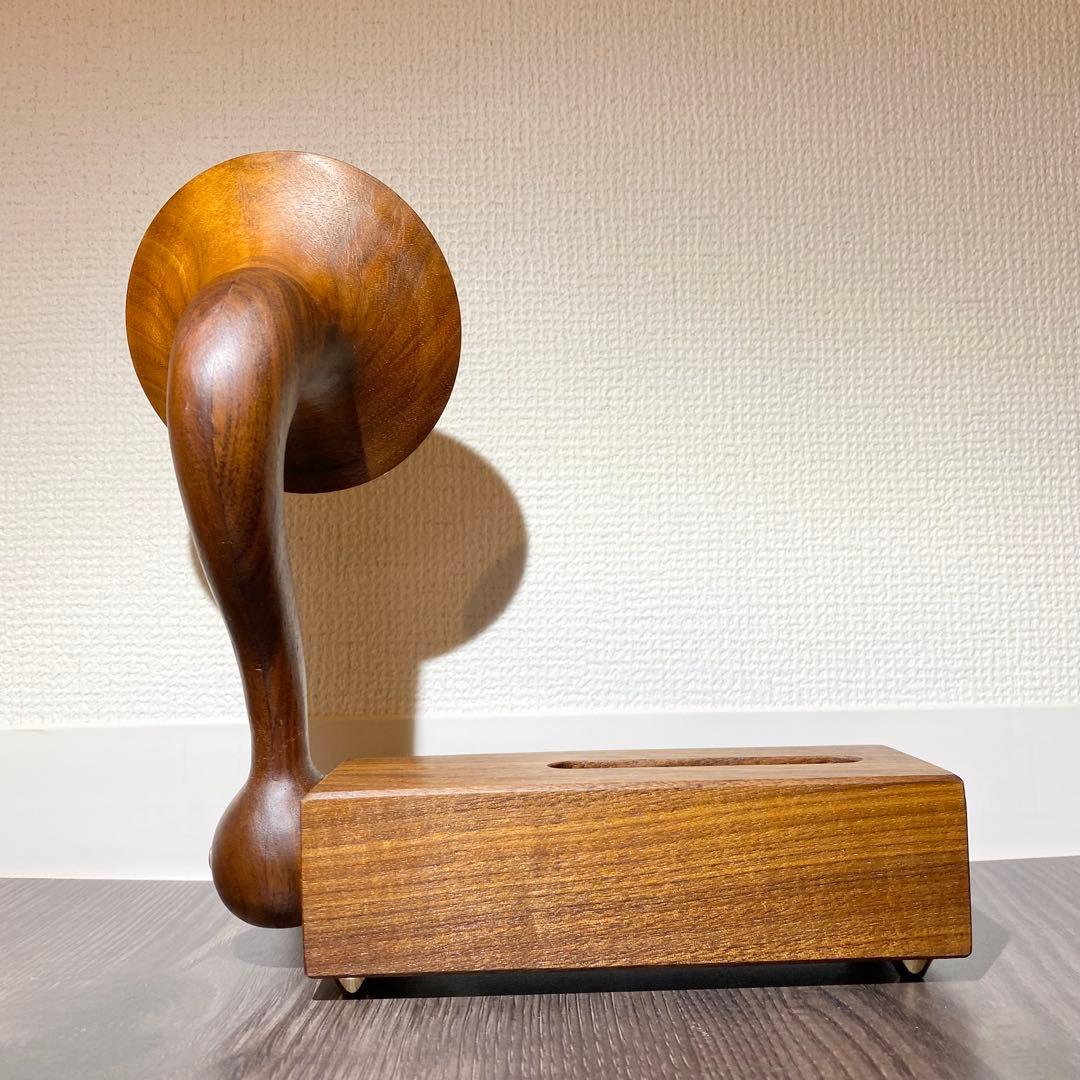 【良品】Ollim speaker 電源不要 スマホスピーカー　木製　完売品