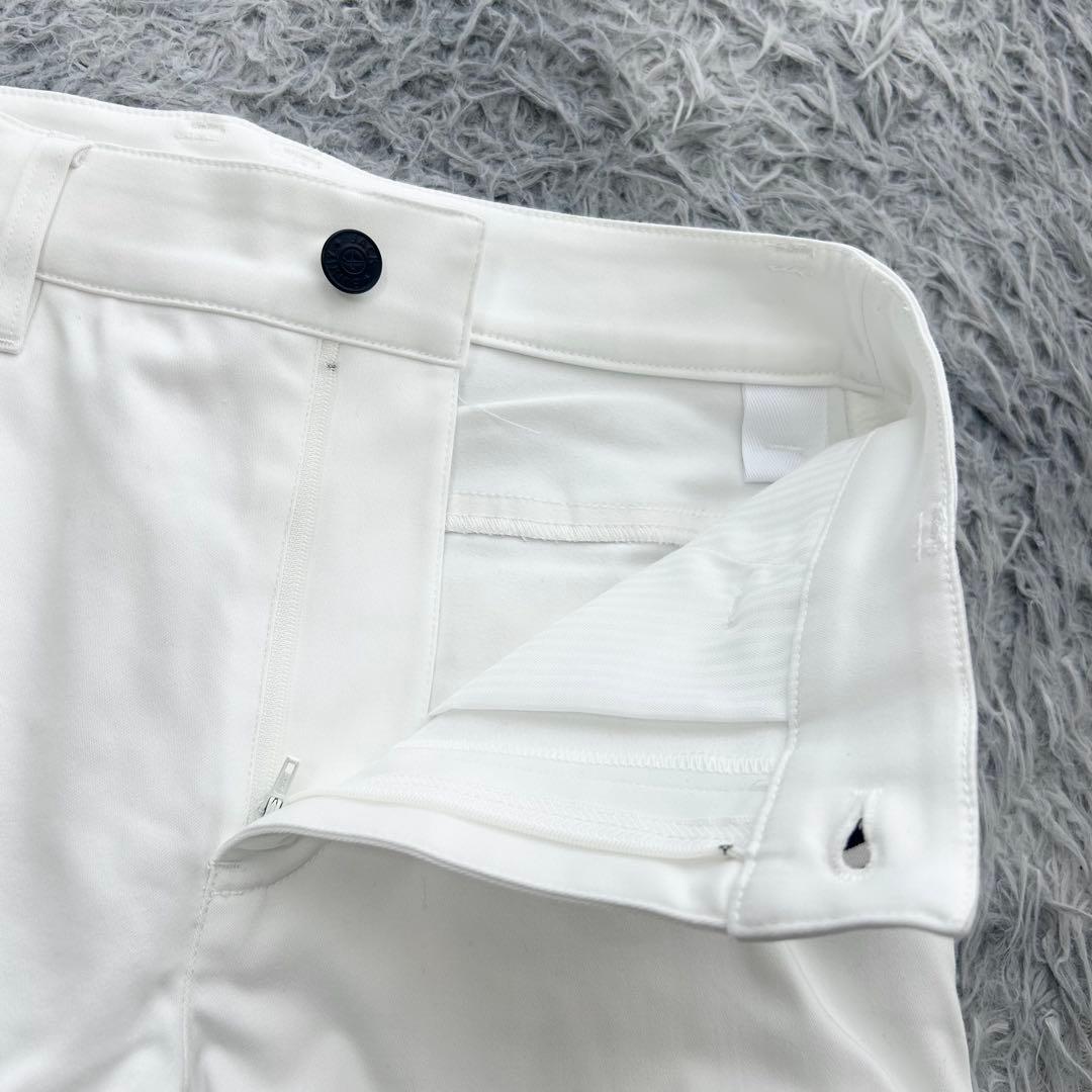 新品　ジャックバニー　パンツ　ストレッチ　裏起毛　秋冬　ホワイト　サイズ2