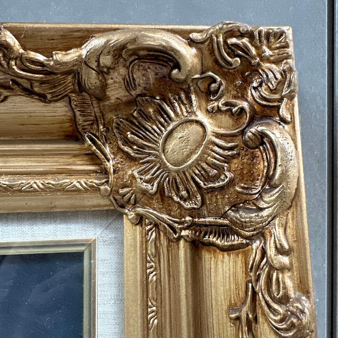 額縁　特大　ヴィンテージ　鏡　アンティーク　F10？　フレーム　額縁　インテリア