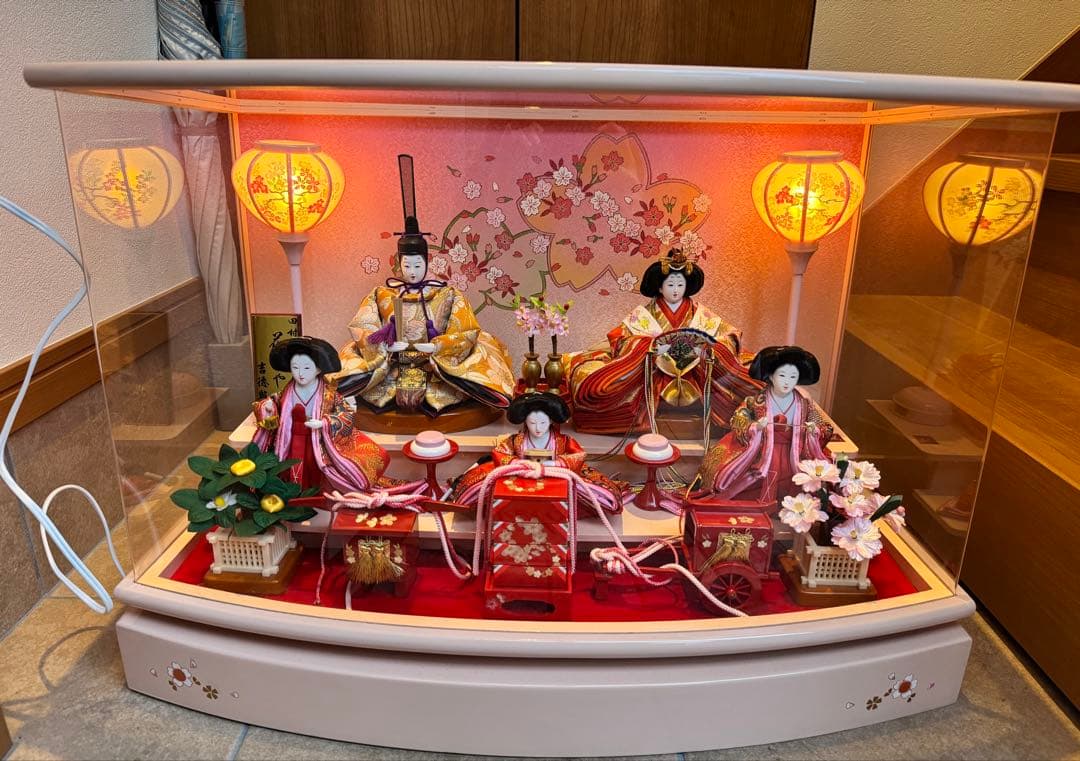 ひな人形　オルゴール付き　吉徳　田村由起子作