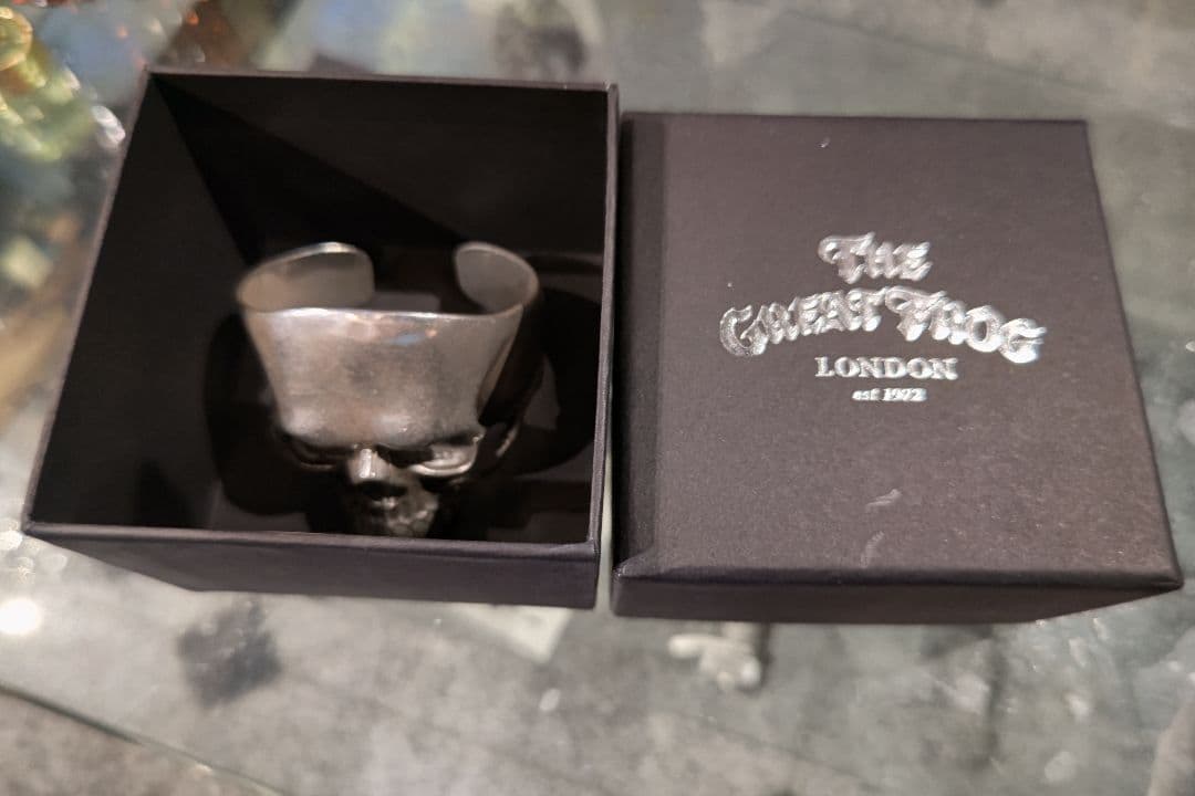 the great frog Large Skull Cuff　スカルバングル