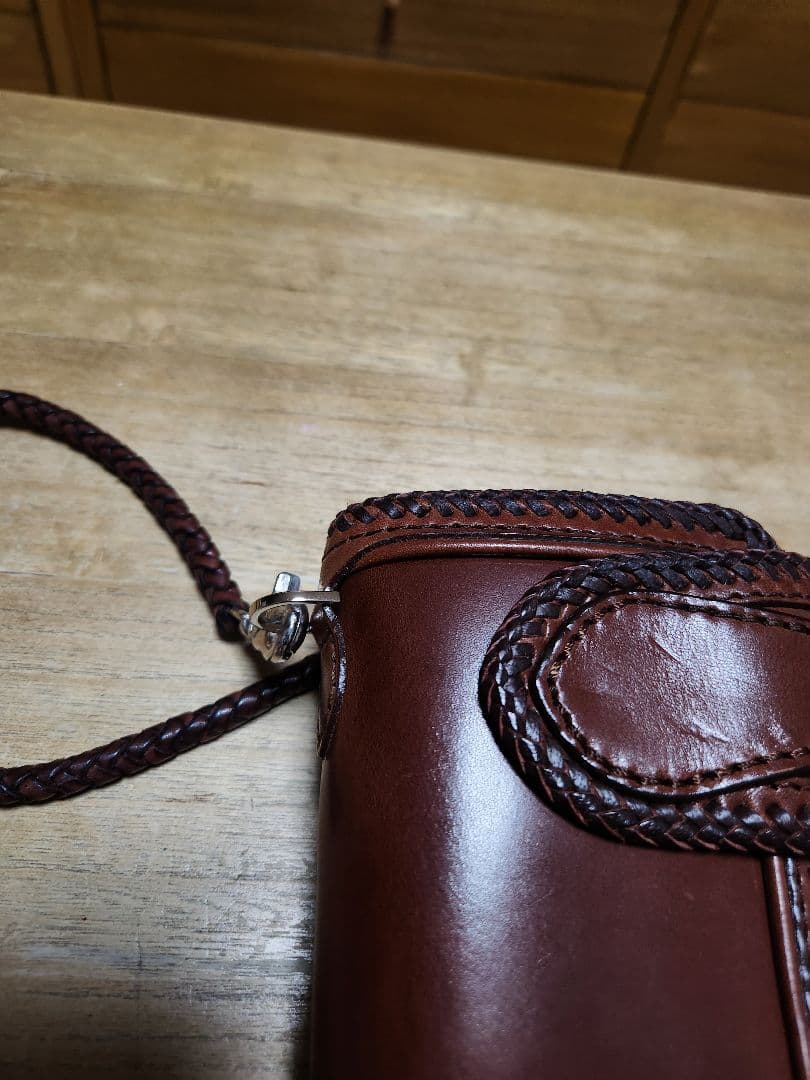 MAMA KIN' 栃木レザー 長財布 ライダースウォレット