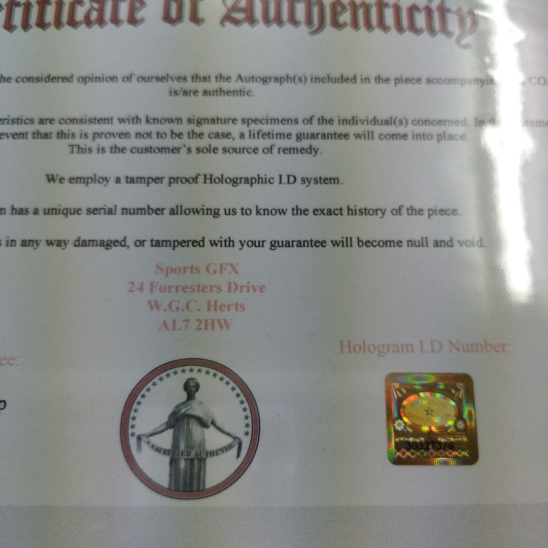 イヴァンカ　トランプ　直筆サイン入りフォト　証明書付き