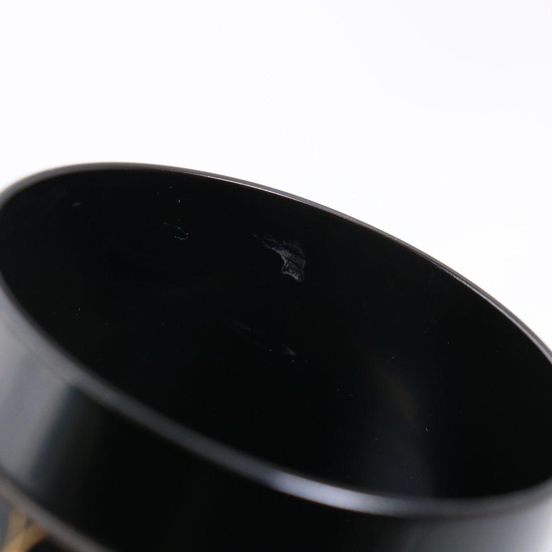 蒔絵師 筑城良斉作 笹露 大棗 茶道具 共箱　V934