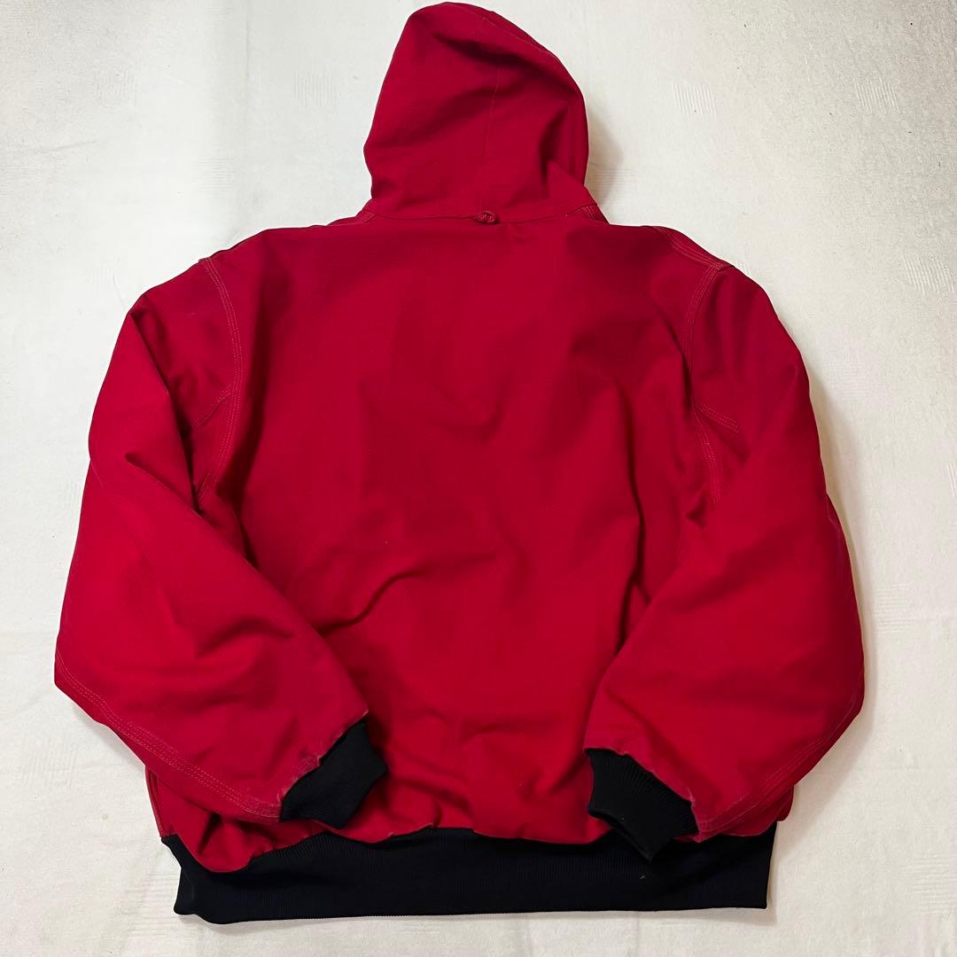 90's USA製 カーハート アクティブジャケット レッド 2XL