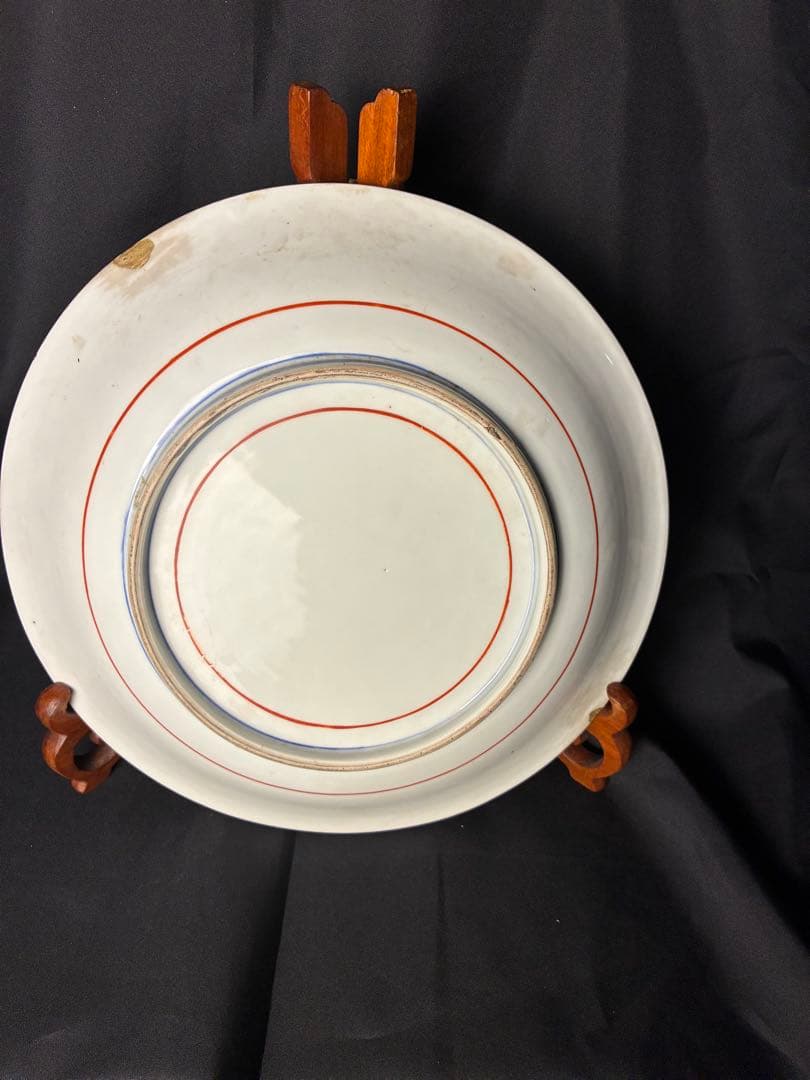 NBK99 伊万里？獅子 色絵皿