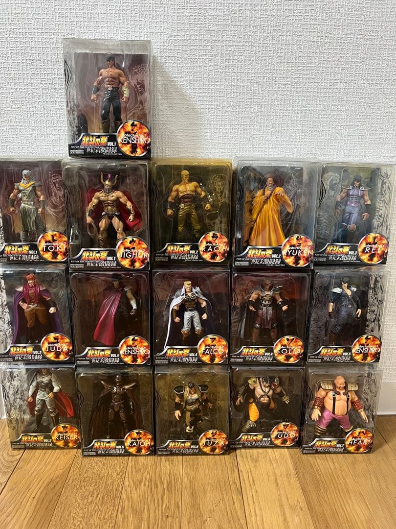海洋堂　北斗の拳　世紀末激闘録　フィギュア　16種類