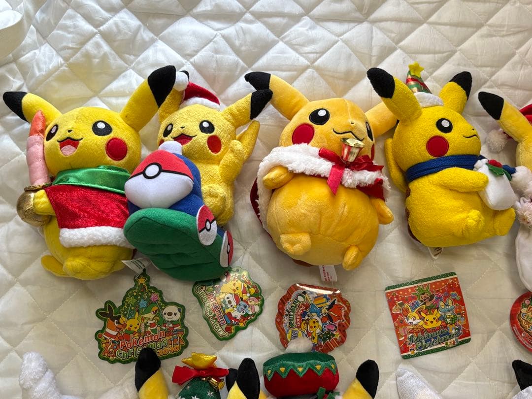 セット　まとめ　クリスマス　ハロウィン　ぬいぐるみ　ピカチュウ ポケモンセンター