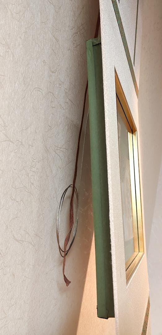 【新品・未使用】陶板掛軸　風神雷神　インテリア　貴重品　清水焼