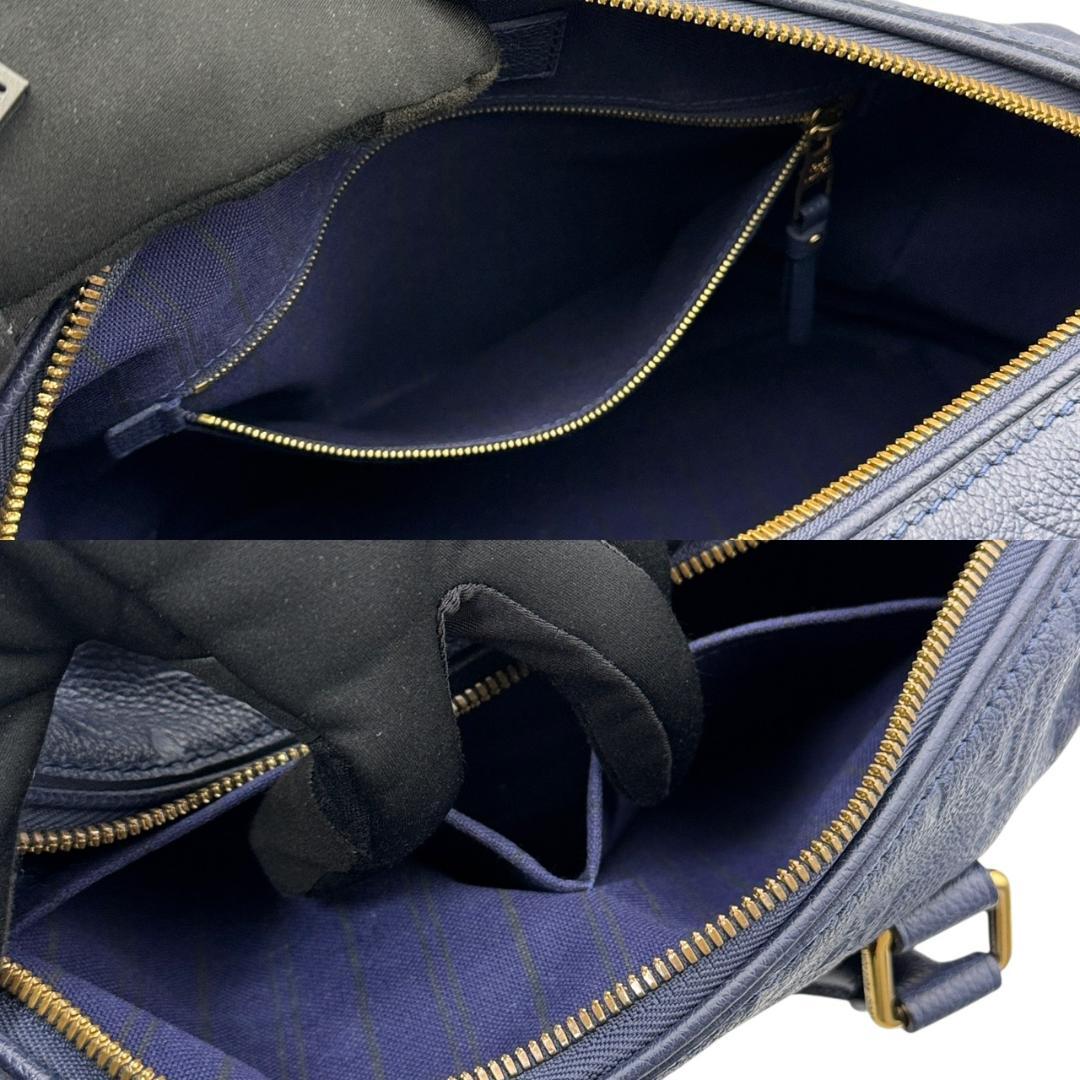 【未使用に近い】ルイヴィトン アンプラント スピーディ 25 ハンドバッグ 紺色