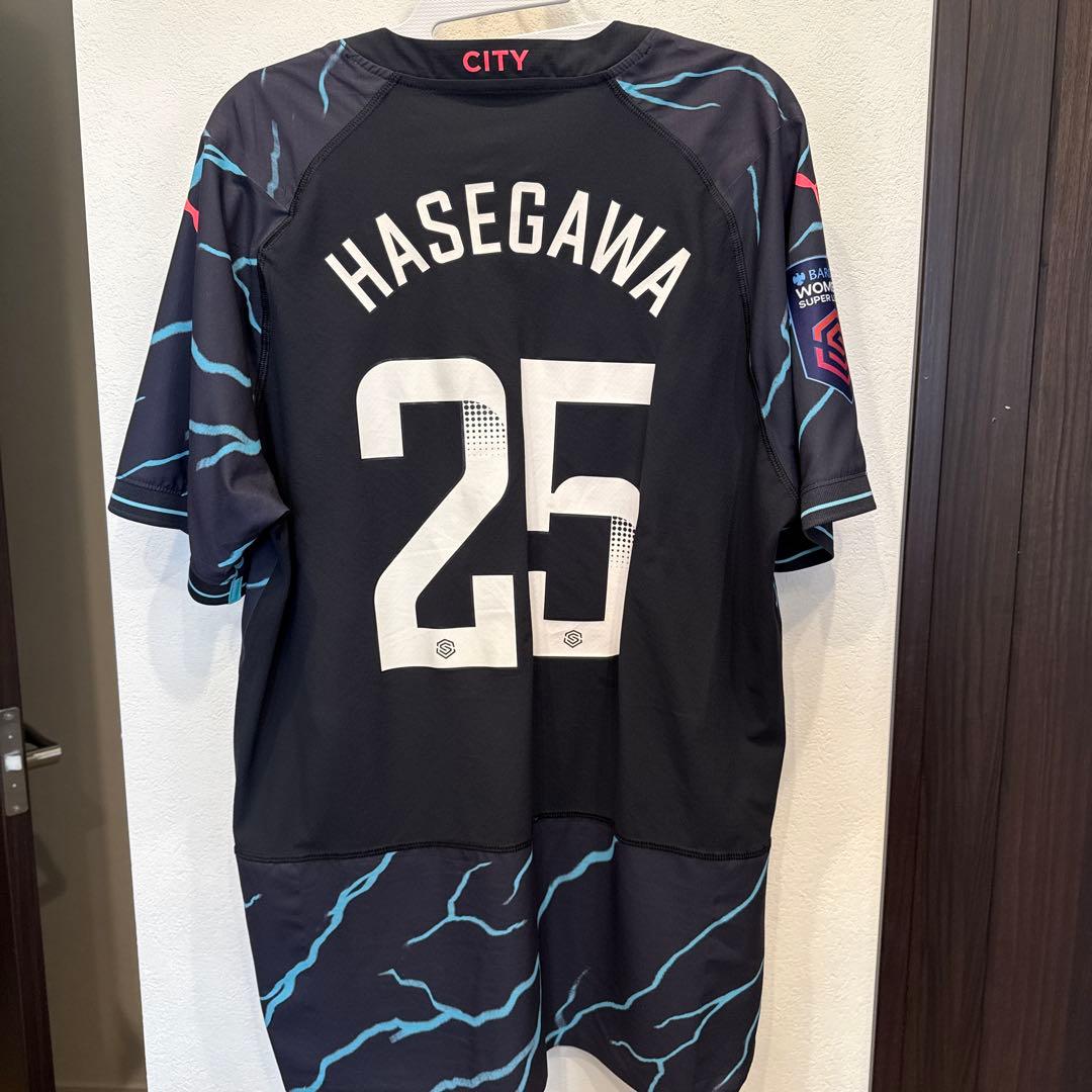 【PUMA】マンチェスターシティ オーセンティックユニフォーム 長谷川唯 XL