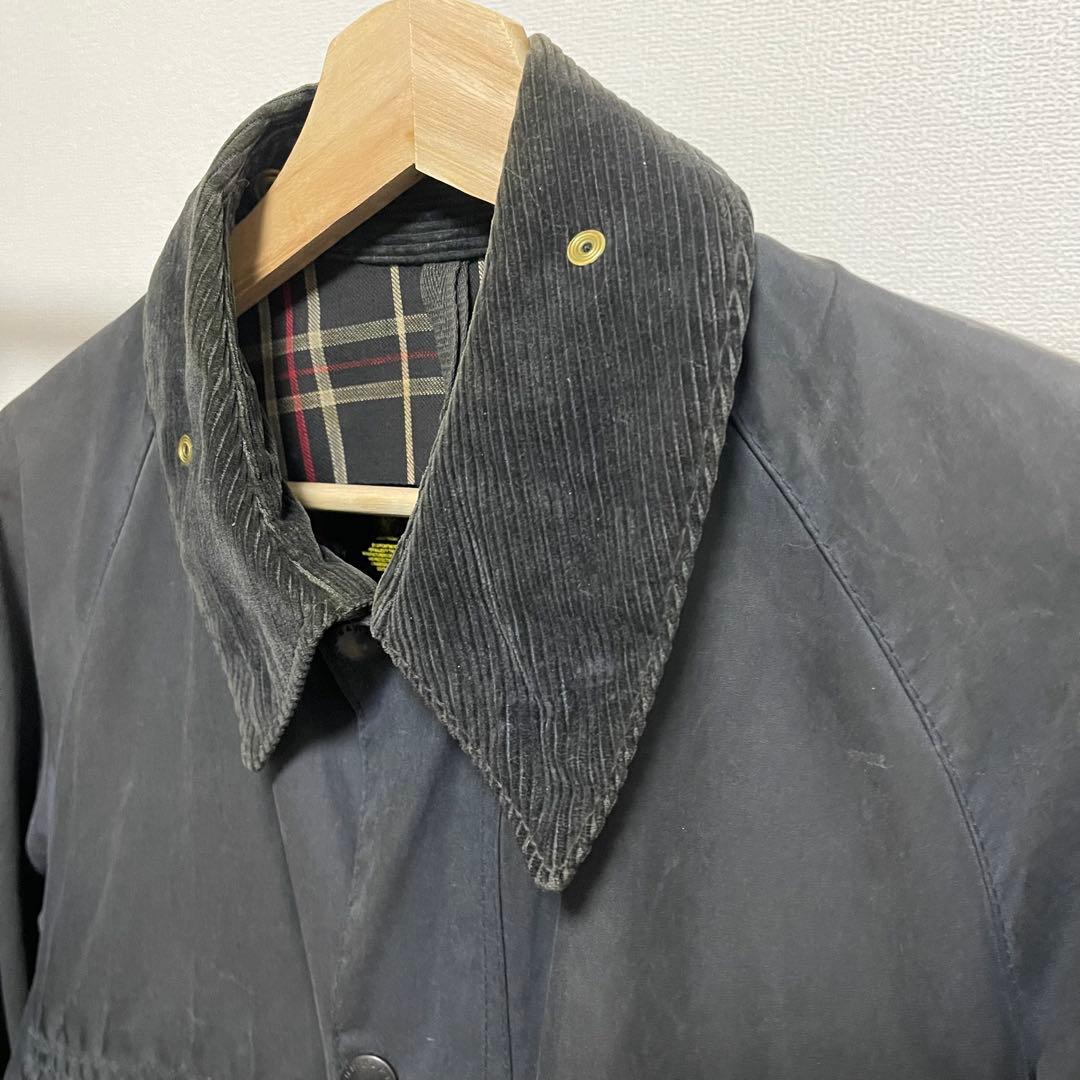 88年製　Barbour バブアー　4ポケビデイル　ネイビー　38