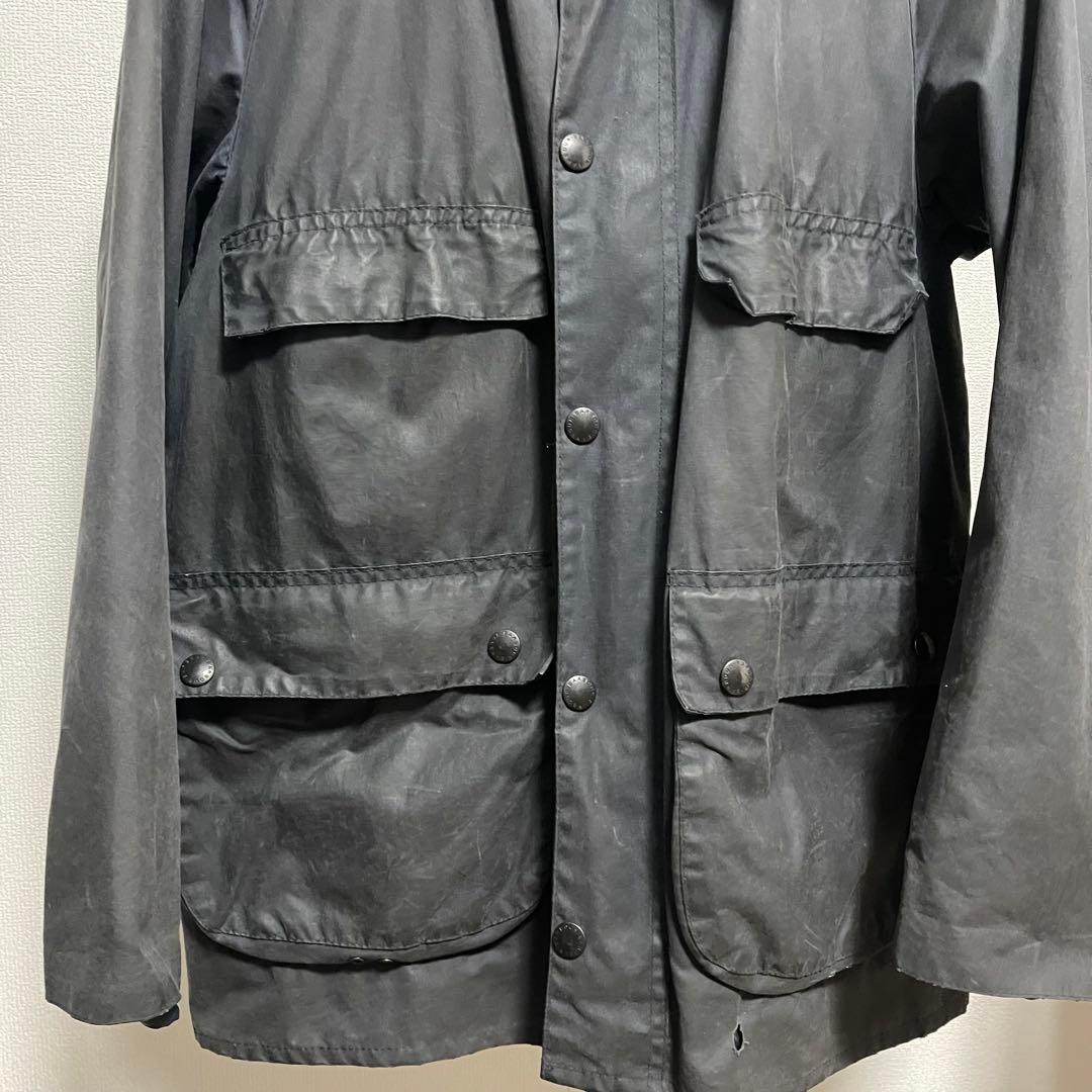 88年製　Barbour バブアー　4ポケビデイル　ネイビー　38