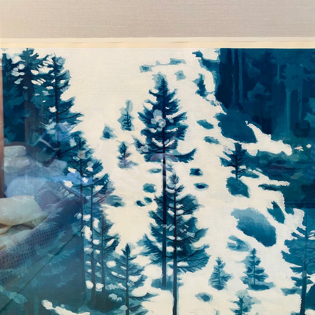 東山魁夷　雪の後　木版画　昭和57年　68/450 風景画　絵画