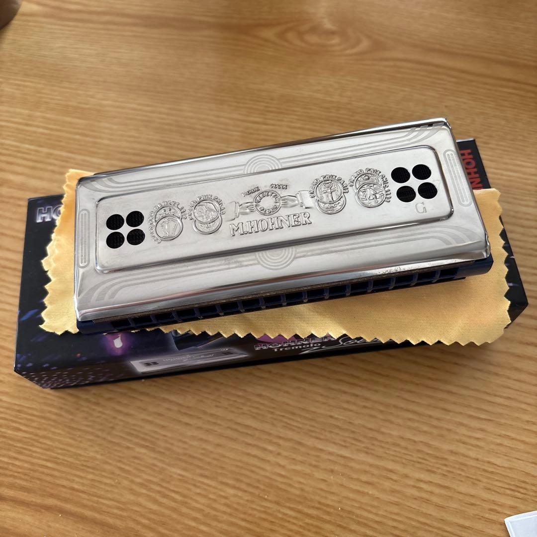 Hohner Tremolo Soloist CG G調ハーモニカ 除菌済み