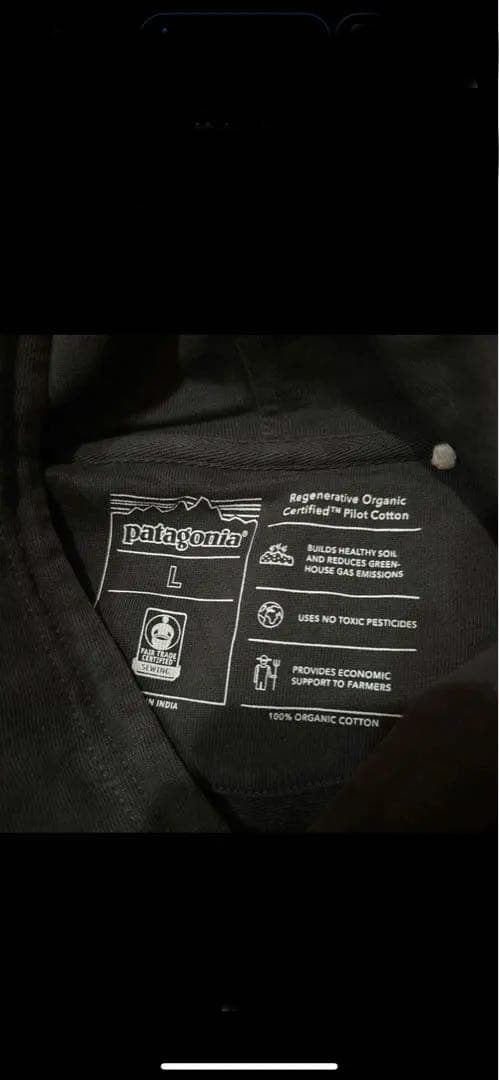 Patagonia ダークグレー パーカー L