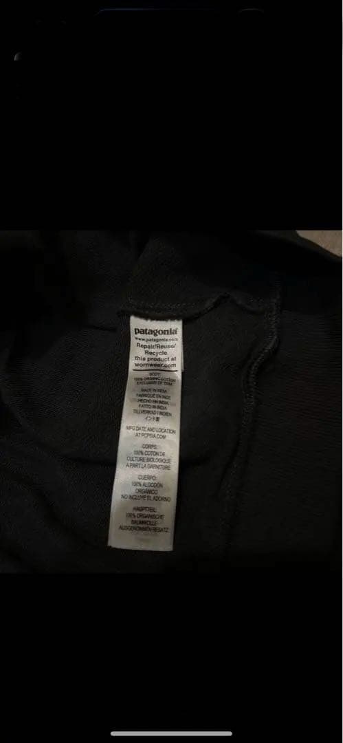 Patagonia ダークグレー パーカー L