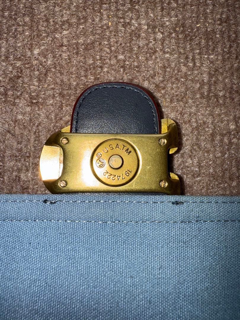 Coach デニムブルー ショルダーバッグ