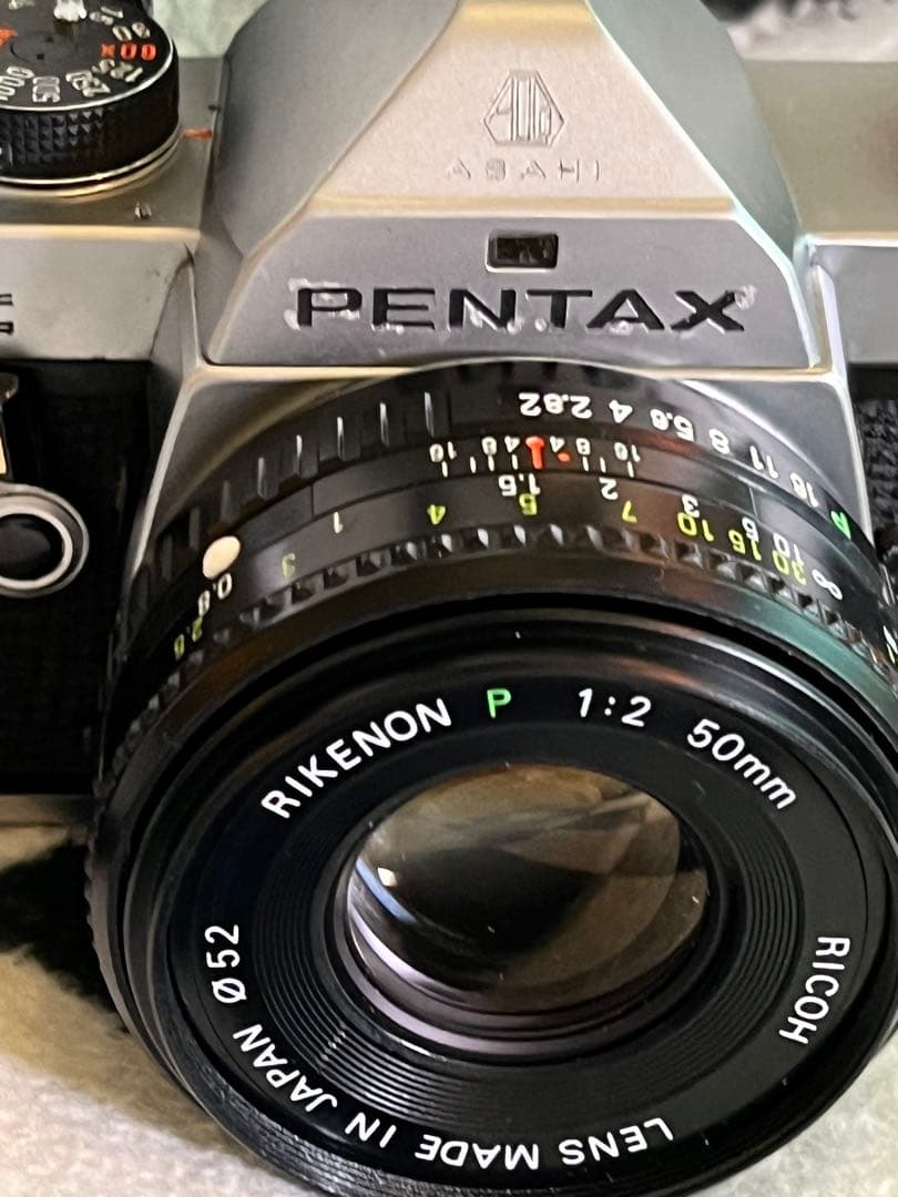 PENTAX MX シルバー レンズRIKENON P 50mm f2 オマケ付