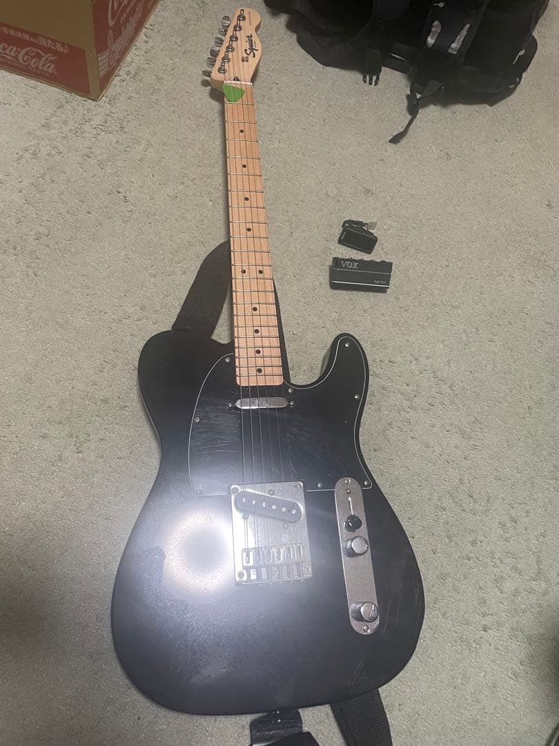 fender squier テレキャスター　ブラック VOXミニアンプ付きetc
