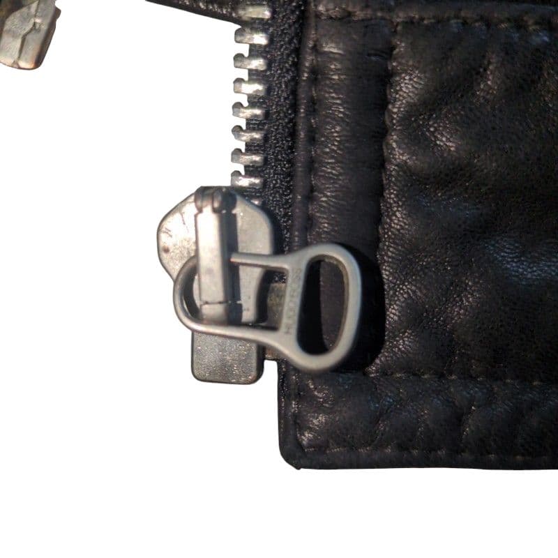 ２Ｌ　ヒューゴボス　レザージャケット　シングル　大きいサイズ　ラムレザー　訳あり