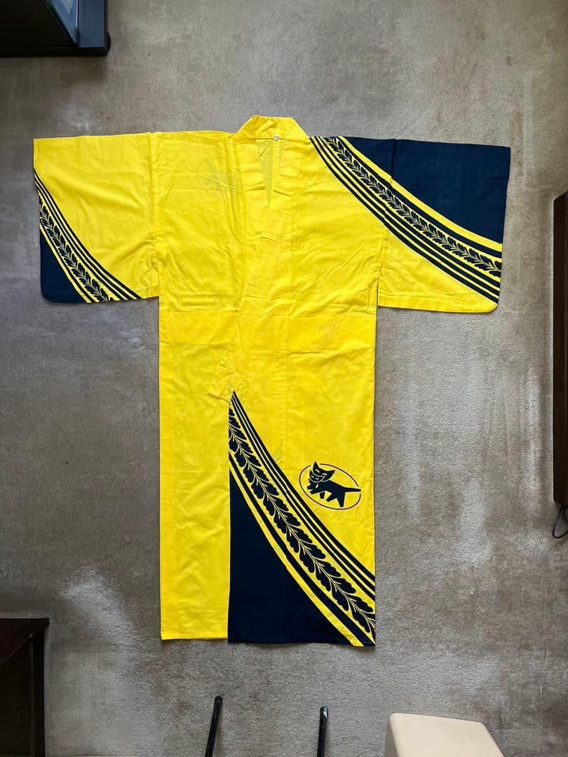 クロネコヤマト 浴衣 半纏 はっぴ 羽織 さんさ踊り 祭り 企業物 レア 珍品