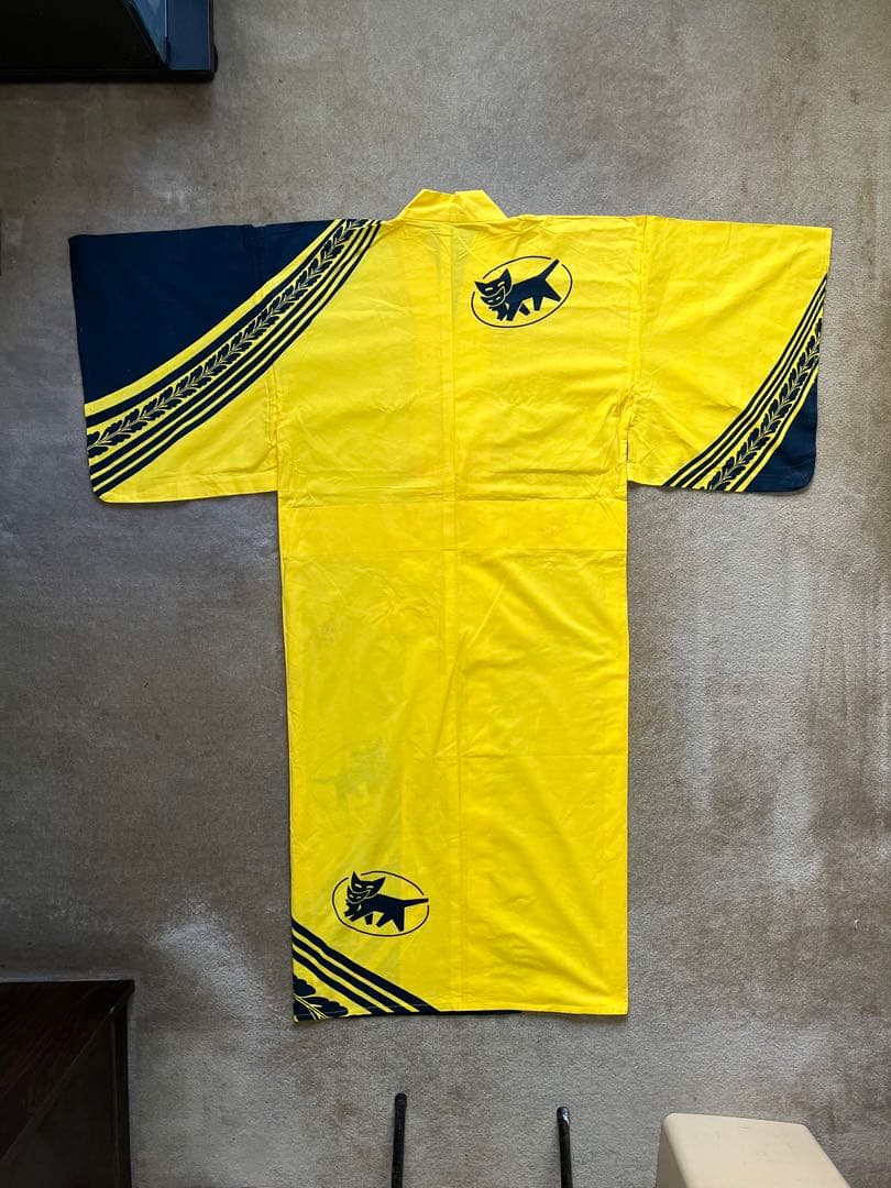 クロネコヤマト 浴衣 半纏 はっぴ 羽織 さんさ踊り 祭り 企業物 レア 珍品