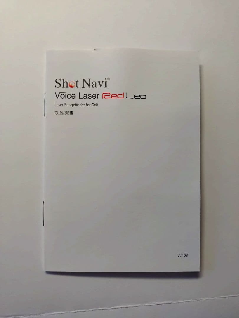 ShotNavi Voice Laser Red Leo ゴルフ用距離計 未使用