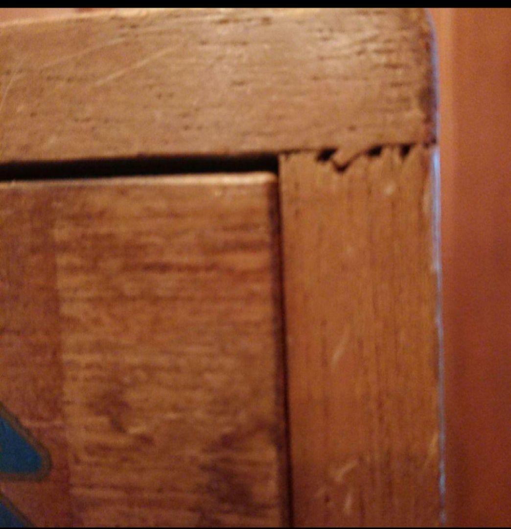 アンティーク　古道具　 木製ラック　裁縫箱　店舗什器