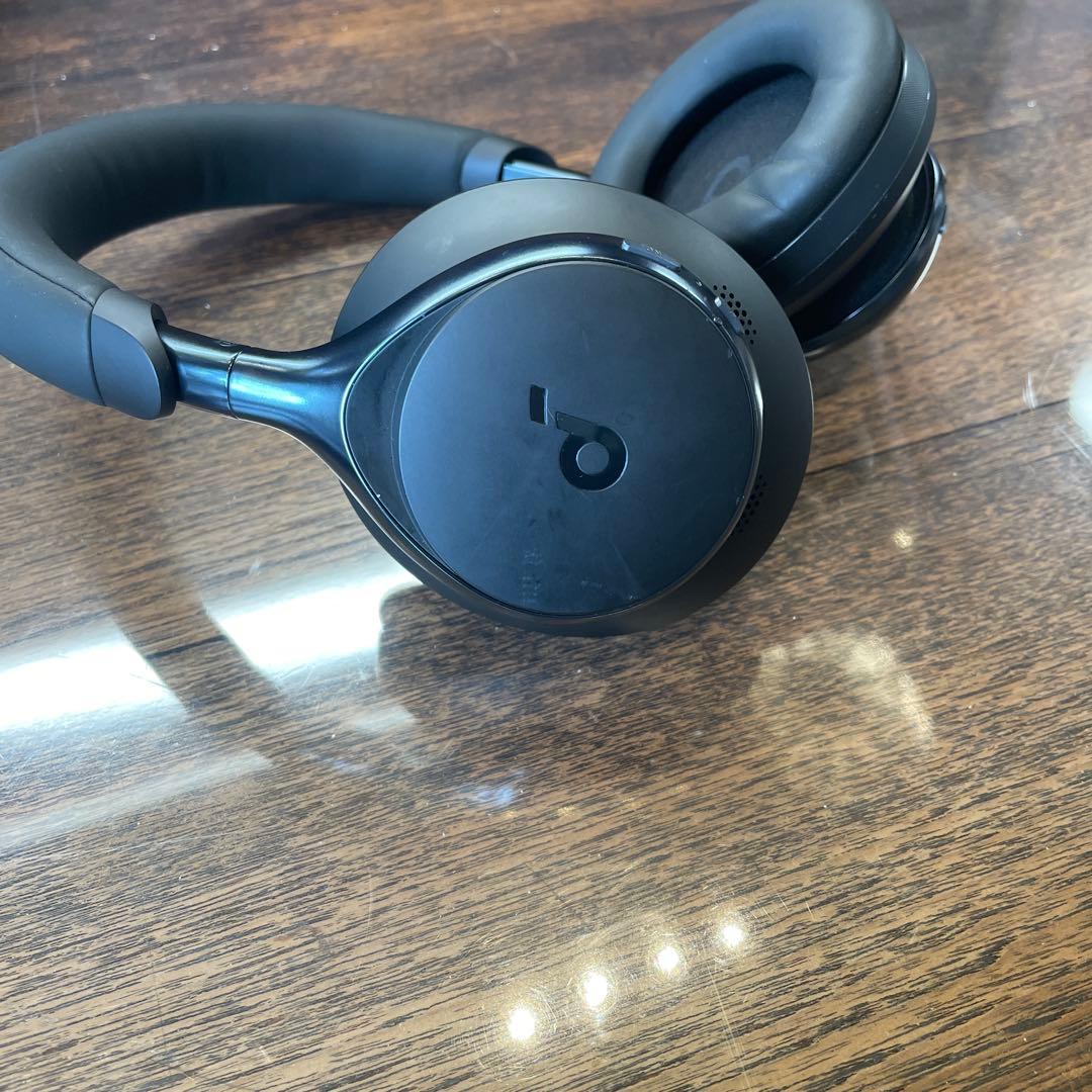 ワイヤレスヘッドホン ブラック ノイズキャンセリング