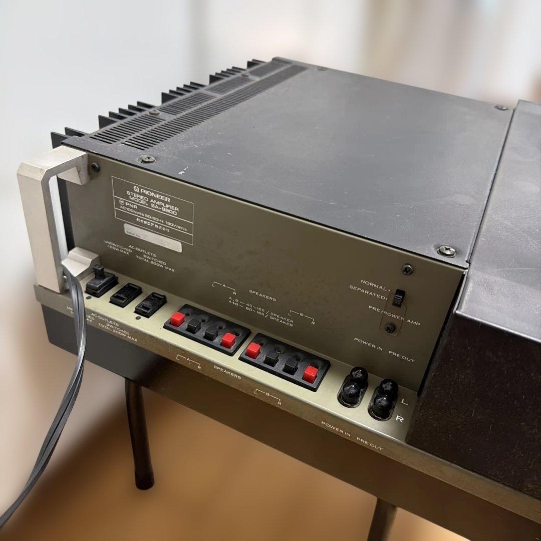 アンプ pioneer model SA-9800