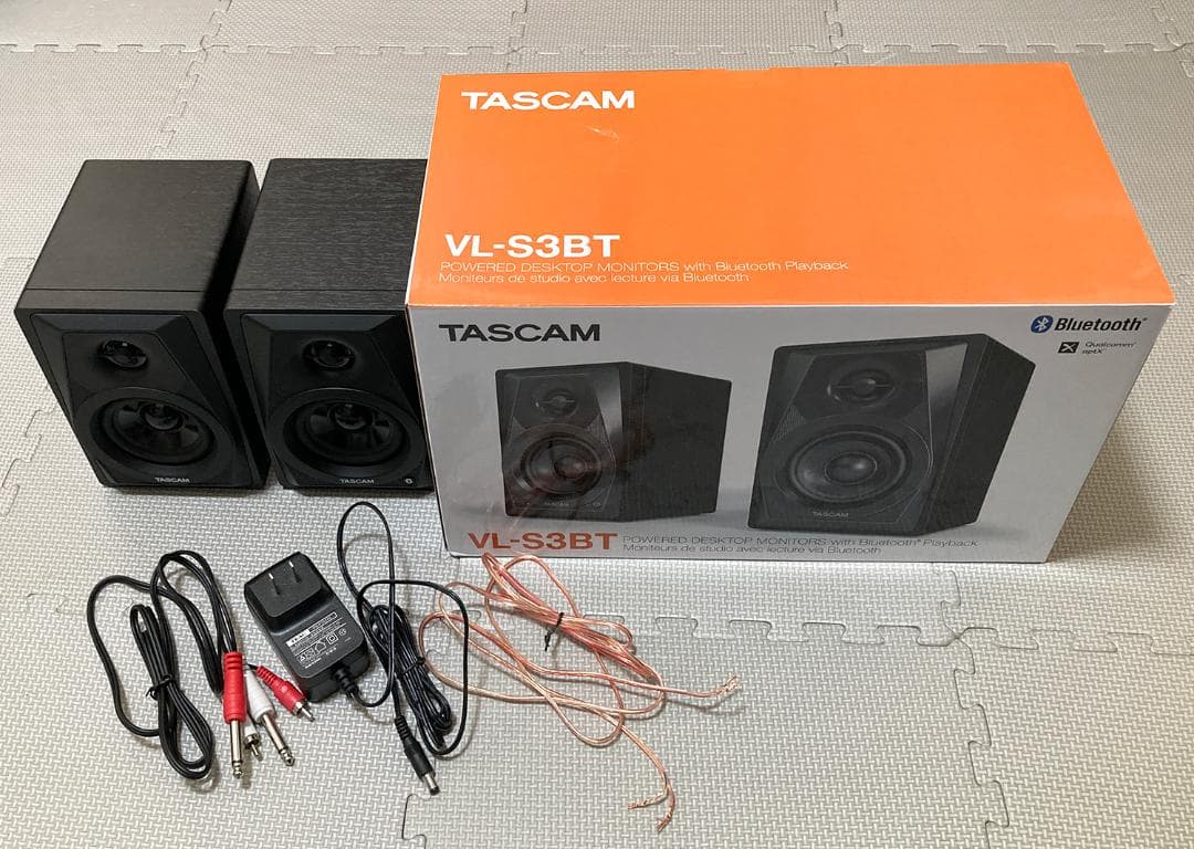【美品】TASCAM VL-S3BT モニタースピーカー