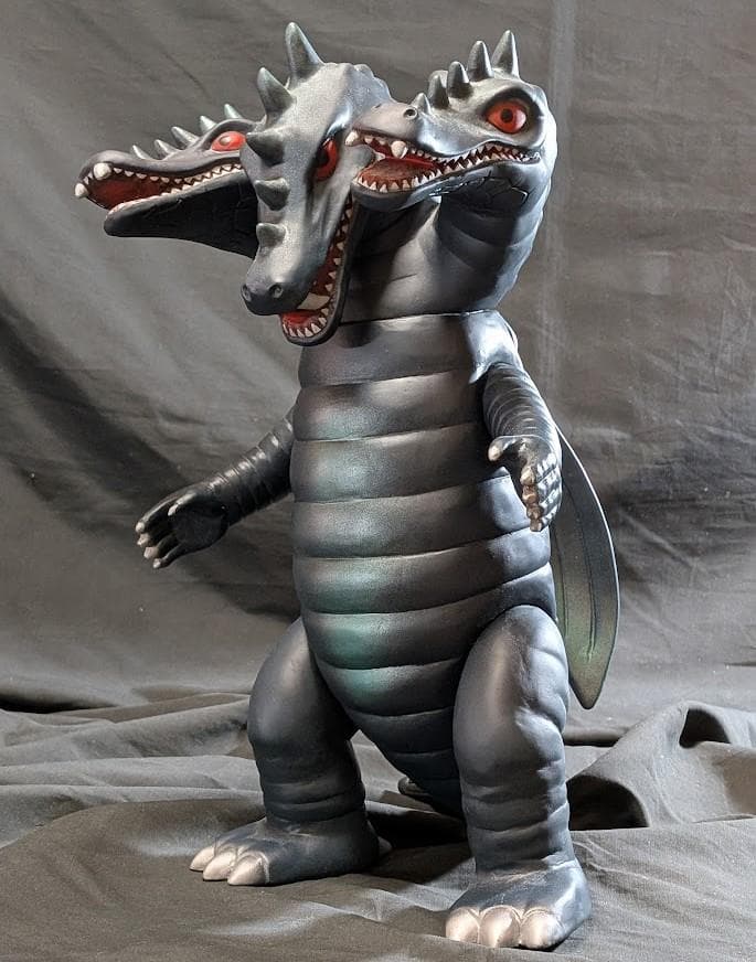 ジャイアント 三つ首竜「スペクトルマン」登場怪獣（マスダヤ復刻）ソフビ