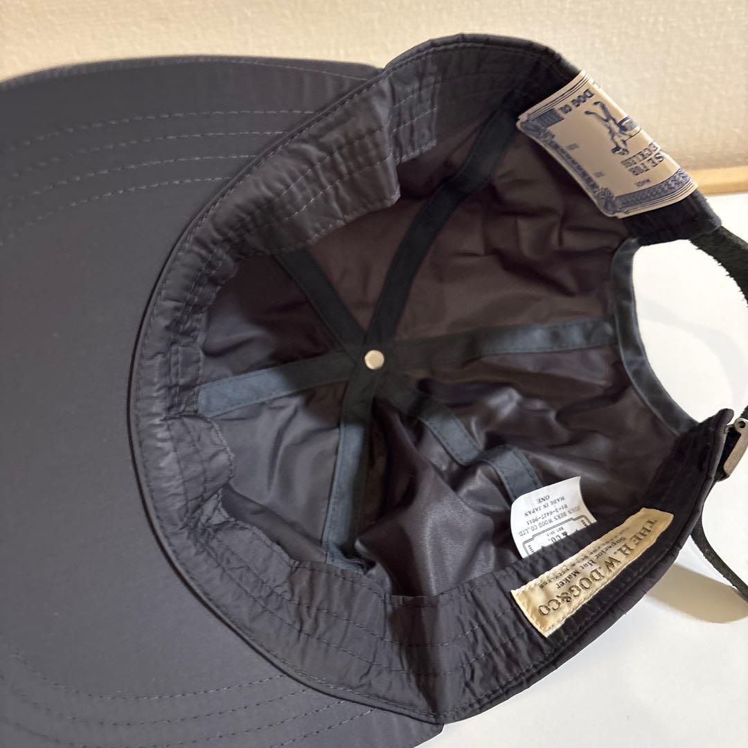 hwdog 東京店舗限定　ダークグレー ロゴ刺繍キャップ