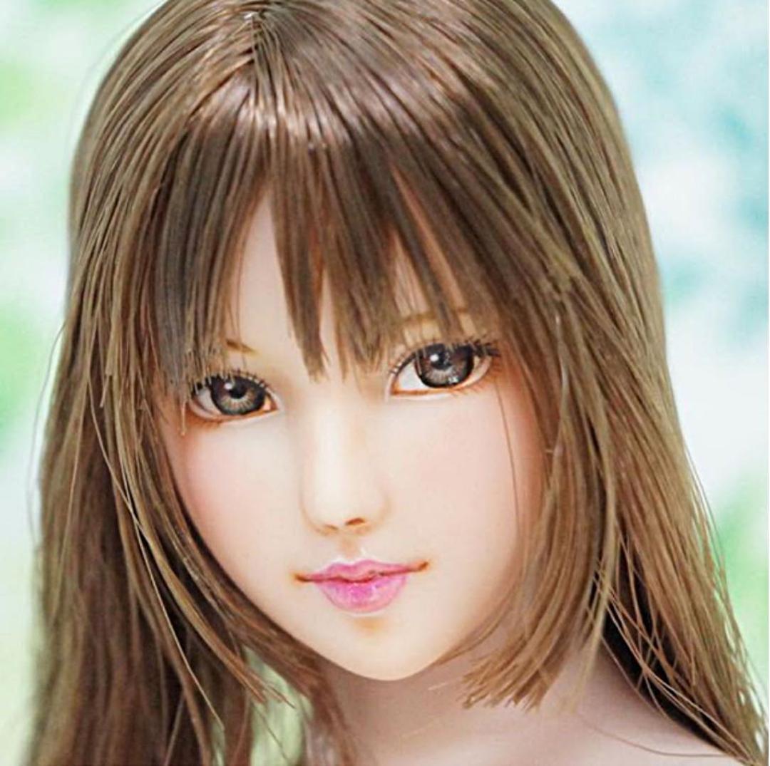 handmade♡1/6カスタムドールヘッド☆莉奈☆オビツ01