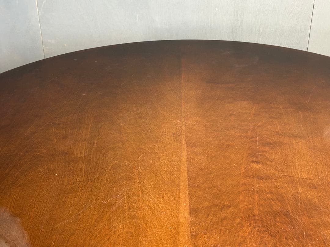 アンティーク　ヴィンテージ　ラウンドテーブル　キツツキマーク　飛騨産業　NZ