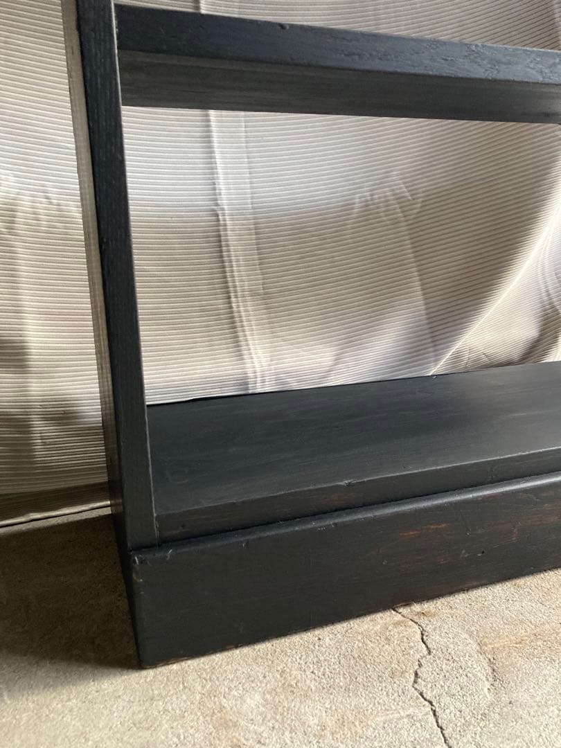 古道具　木製棚　本棚　飾り棚