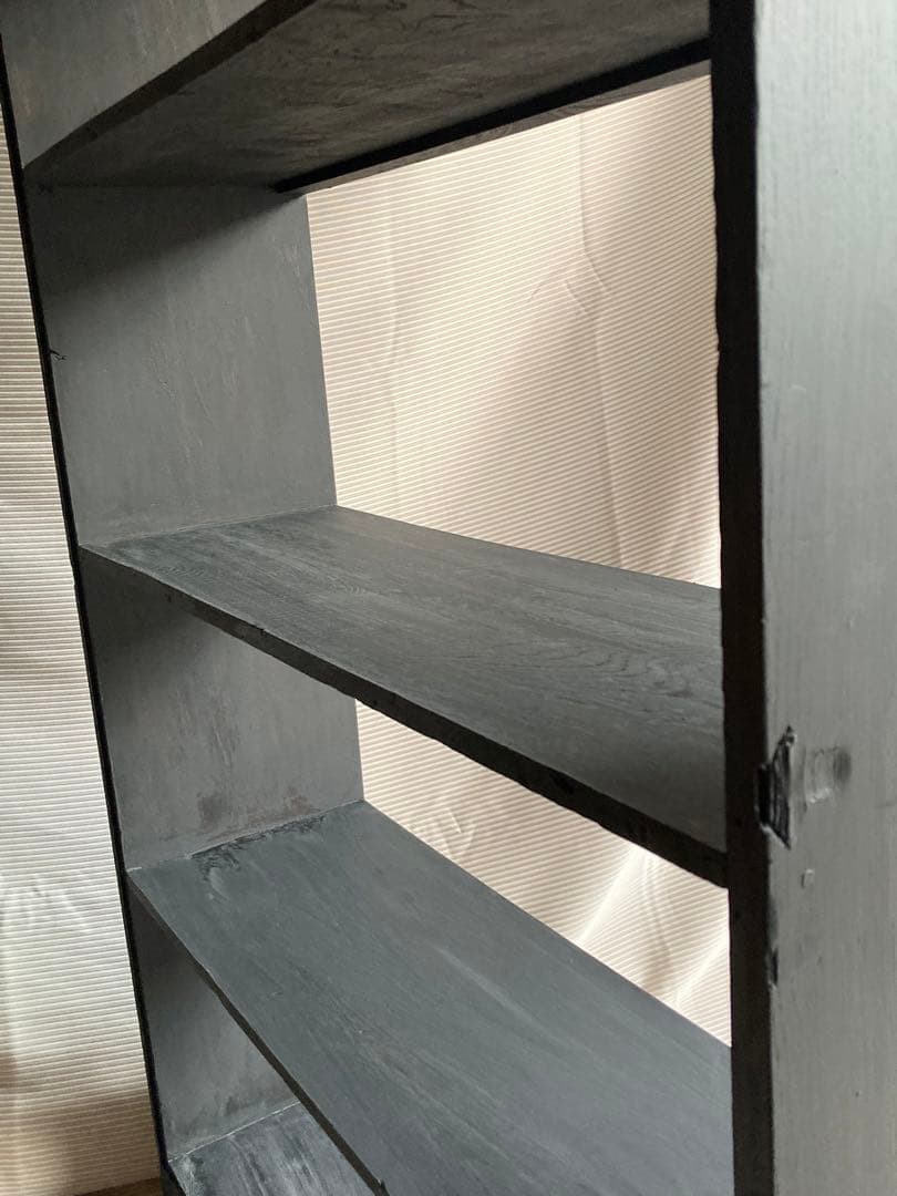 古道具　木製棚　本棚　飾り棚