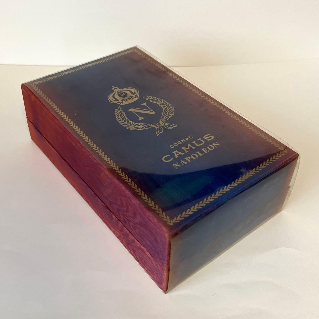 ナポレオン カミュ コニャック ブック ブルー 陶器 古酒 青 未開栓
