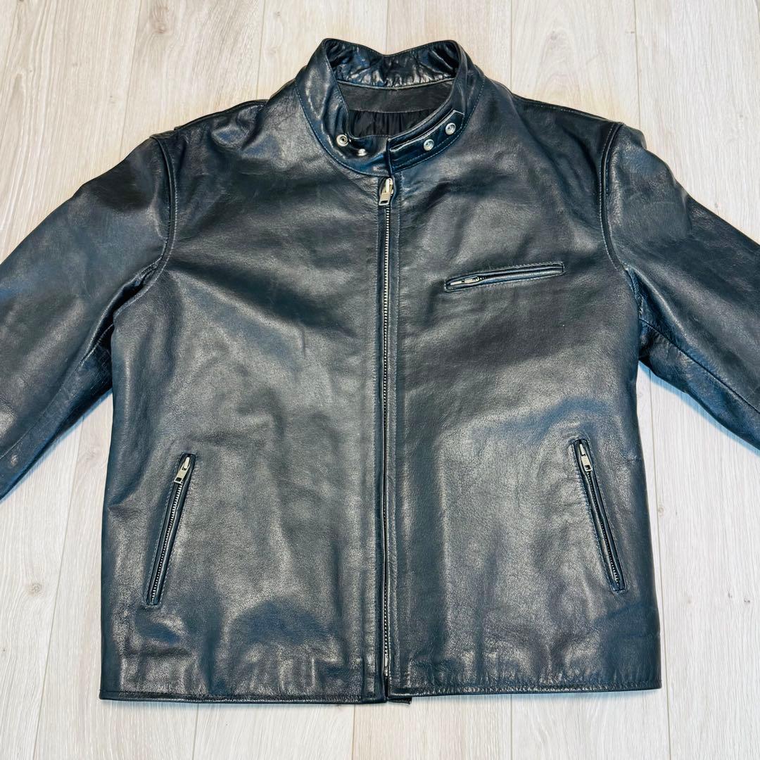 ホーンワークス　シングルライダース　バッファロー　バイカー　5L ブラック　水牛