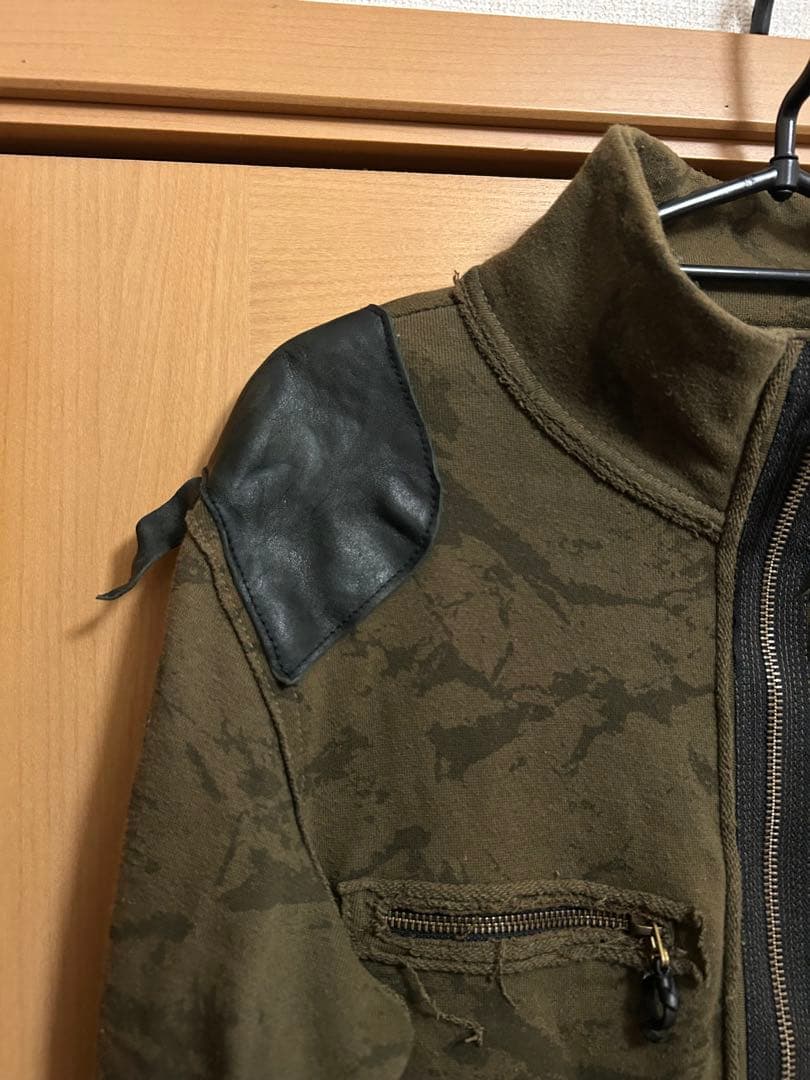 14th addiction ジップアップ　ブルゾン　迷彩　ty-b-03