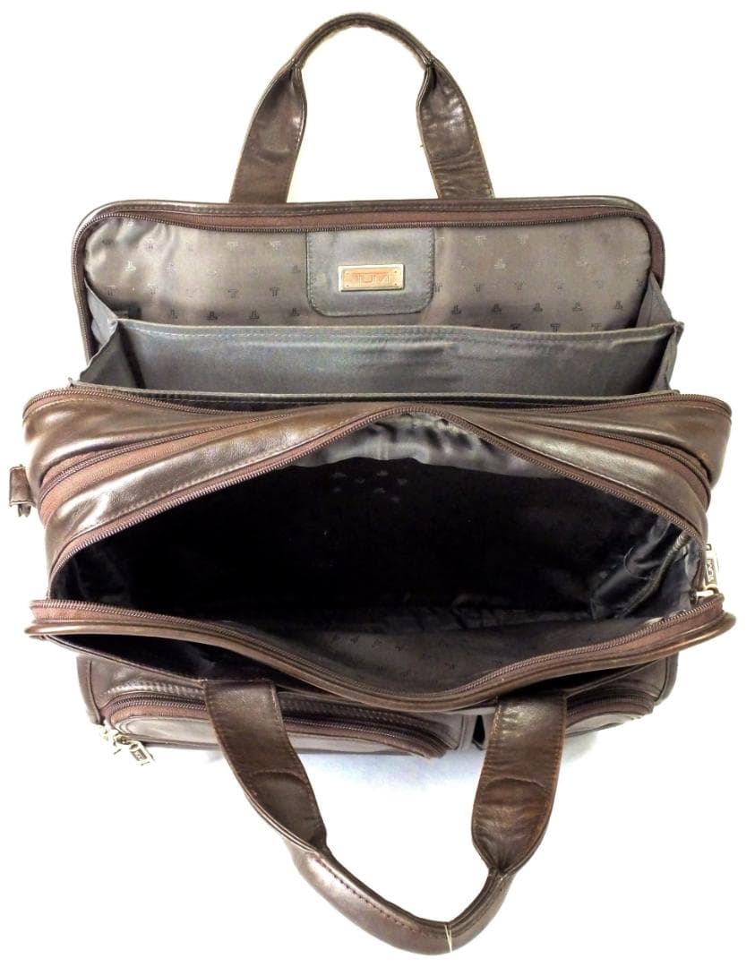 TUMI 96141BN4（廃番G4.4）レザーPCブリーフ 【稀少・ブラウン】