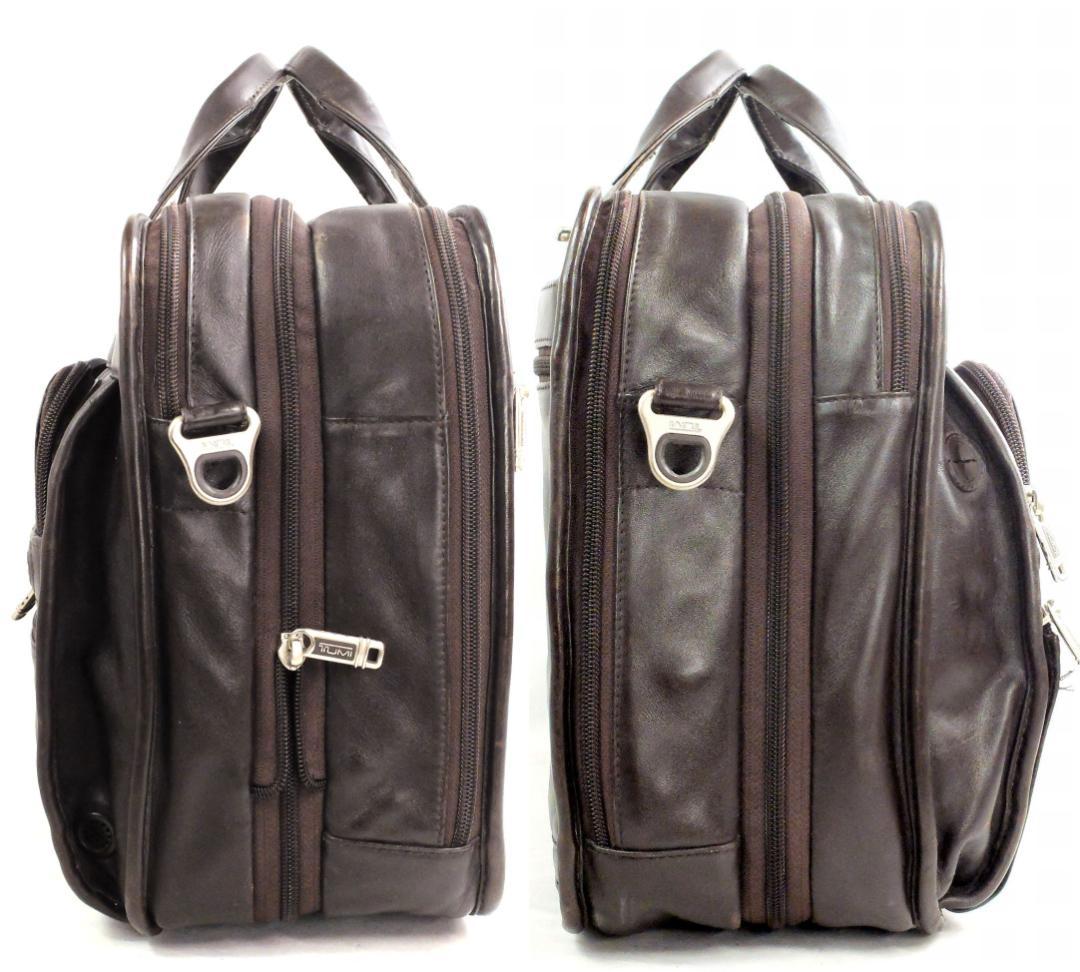 TUMI 96141BN4（廃番G4.4）レザーPCブリーフ 【稀少・ブラウン】