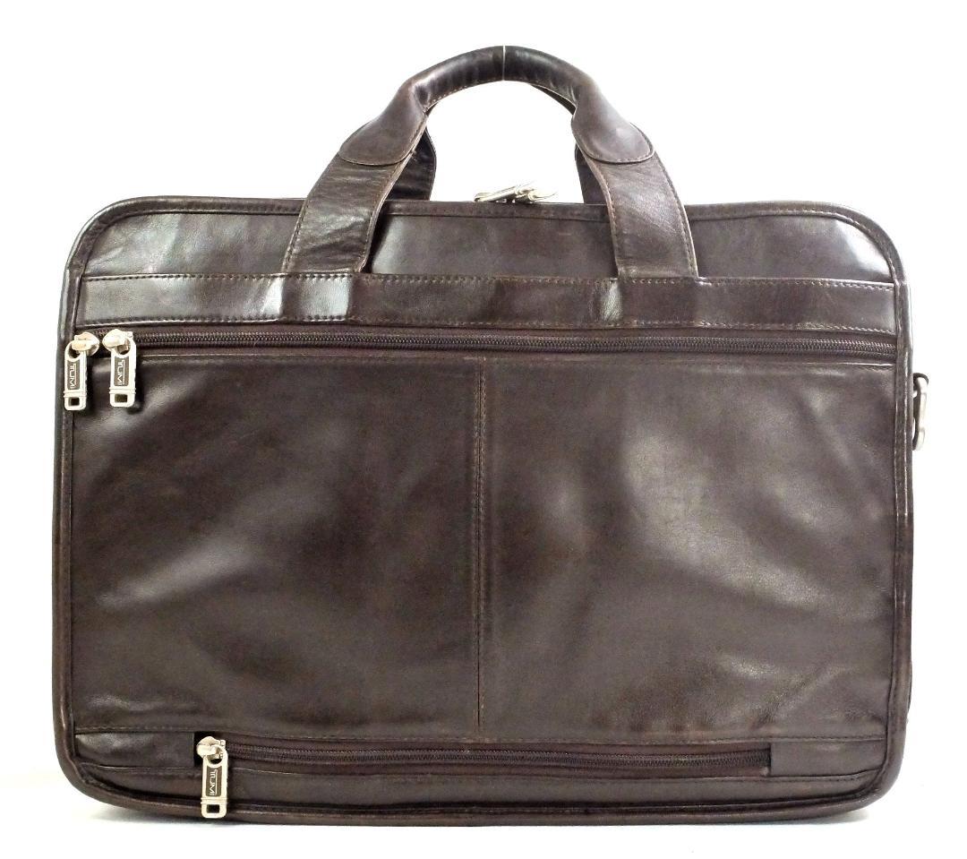 TUMI 96141BN4（廃番G4.4）レザーPCブリーフ 【稀少・ブラウン】