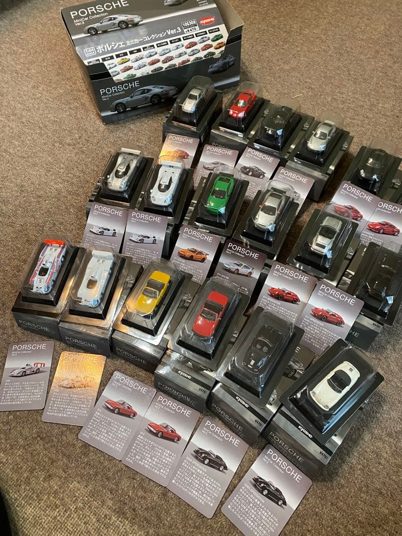 新品未使用【ポルシェ】ミニカーコレクション3京商コレクターお宝海外外車1/64
