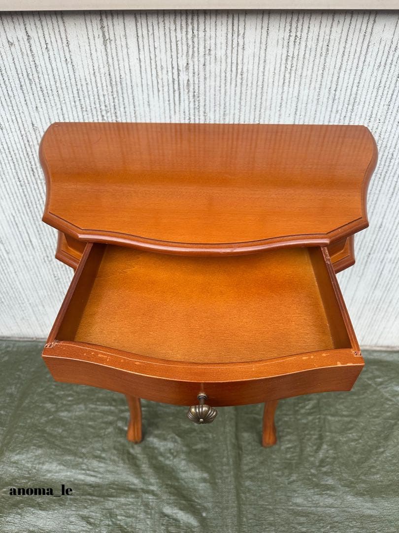 【コンソールテーブル】イタリア　猫足　引出　収納　花台　飾り台