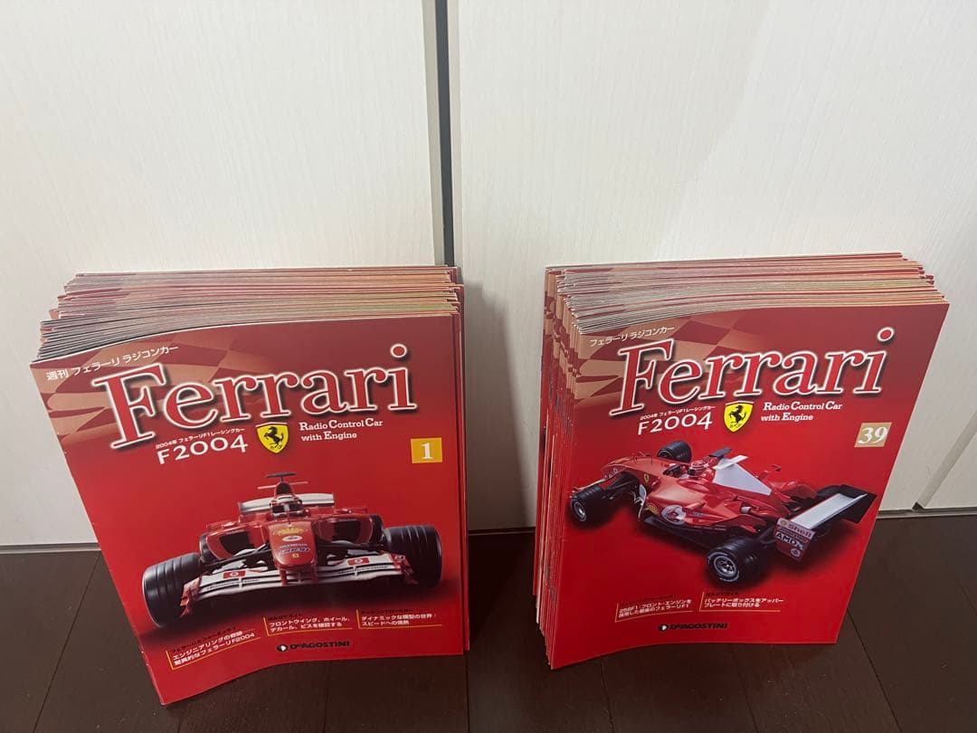 デアゴスティーニ　フェラーリf2004 エンジンカー　未走行　78号全巻　冊子付